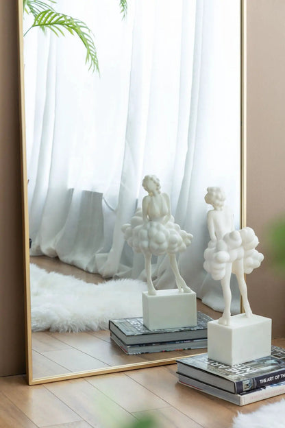 Celine Arch Body Mirror, gold-framed floor mirror by Unique Piece Furniture on Tampa Home & Garden Store