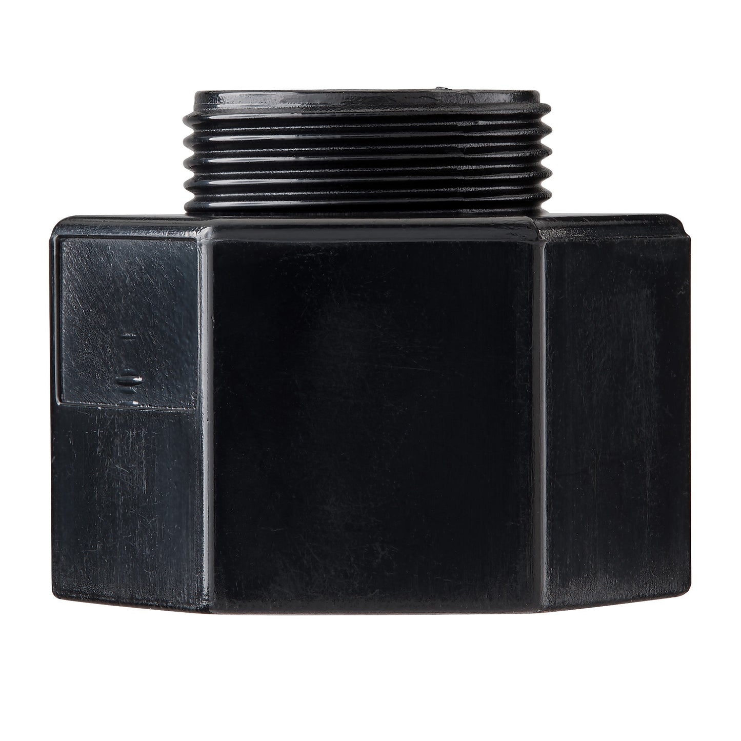 Orbit Shrub Adapter 10-pack for underground irrigation, black plastic threaded connector on Tampa Home & Garden Store