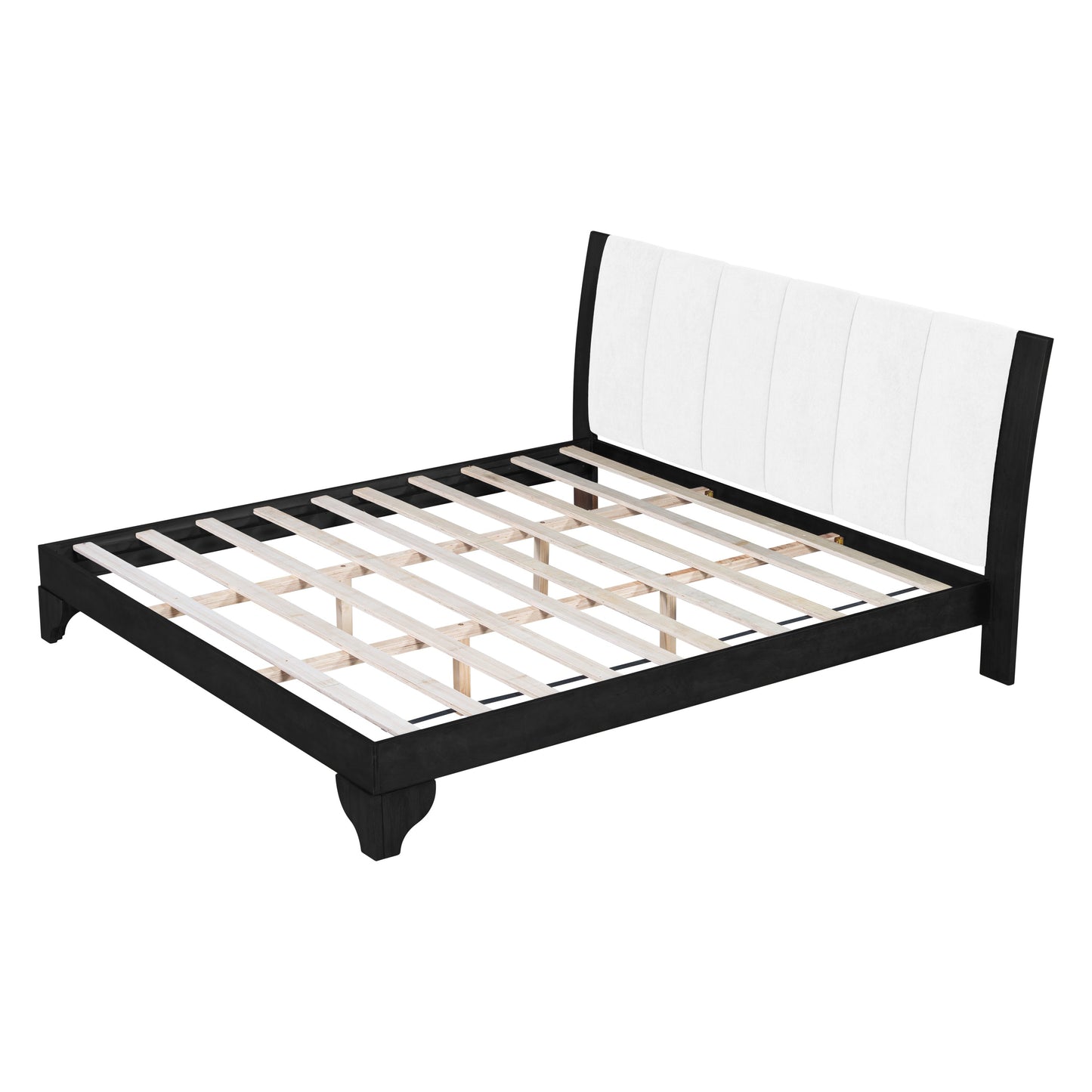 King Size Bed Frame in Black and White Color