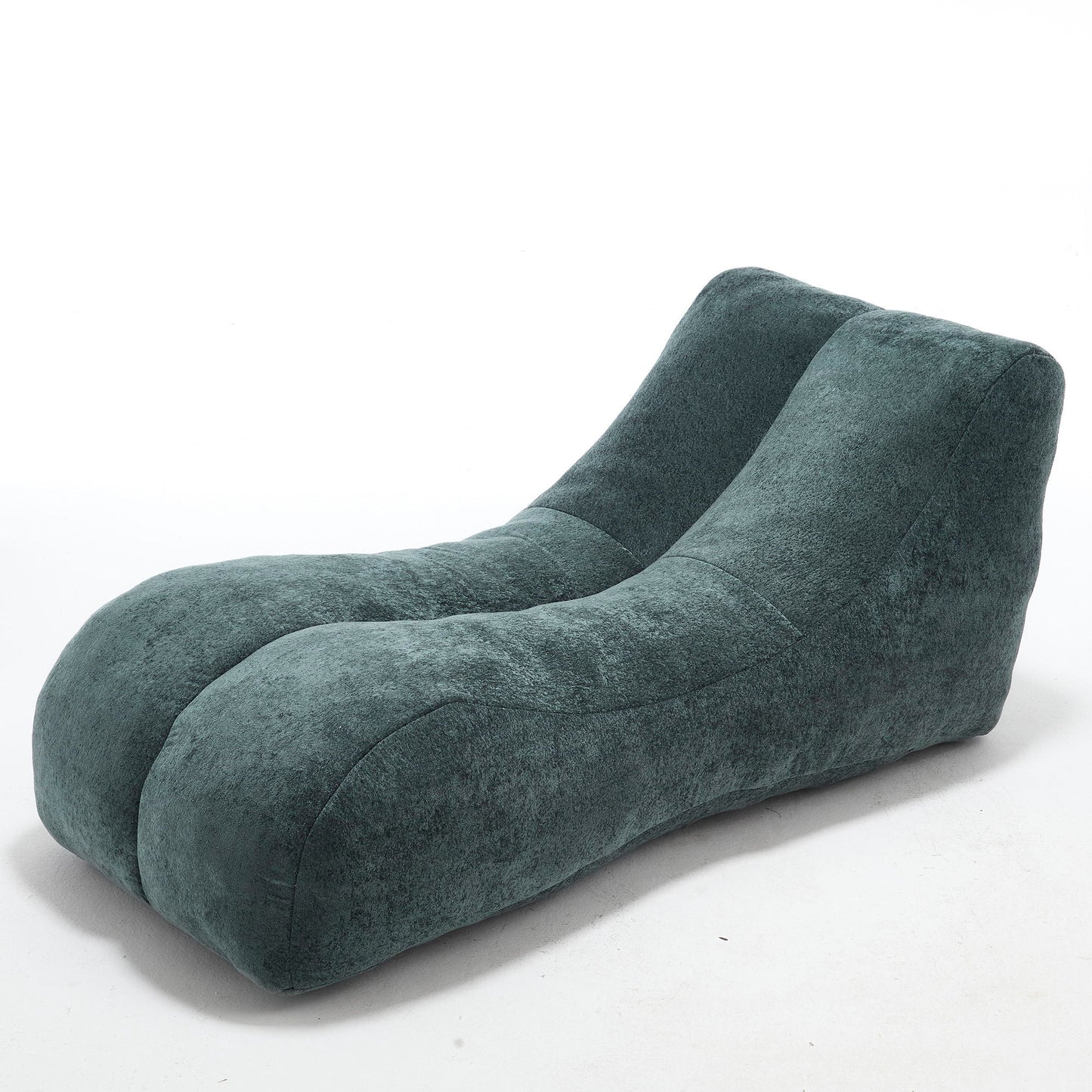 Creative Bean Bag Sofa Chair teal textured fabric with high quality sponge filling HouseOfZazla on Tampa Home & Garden Store