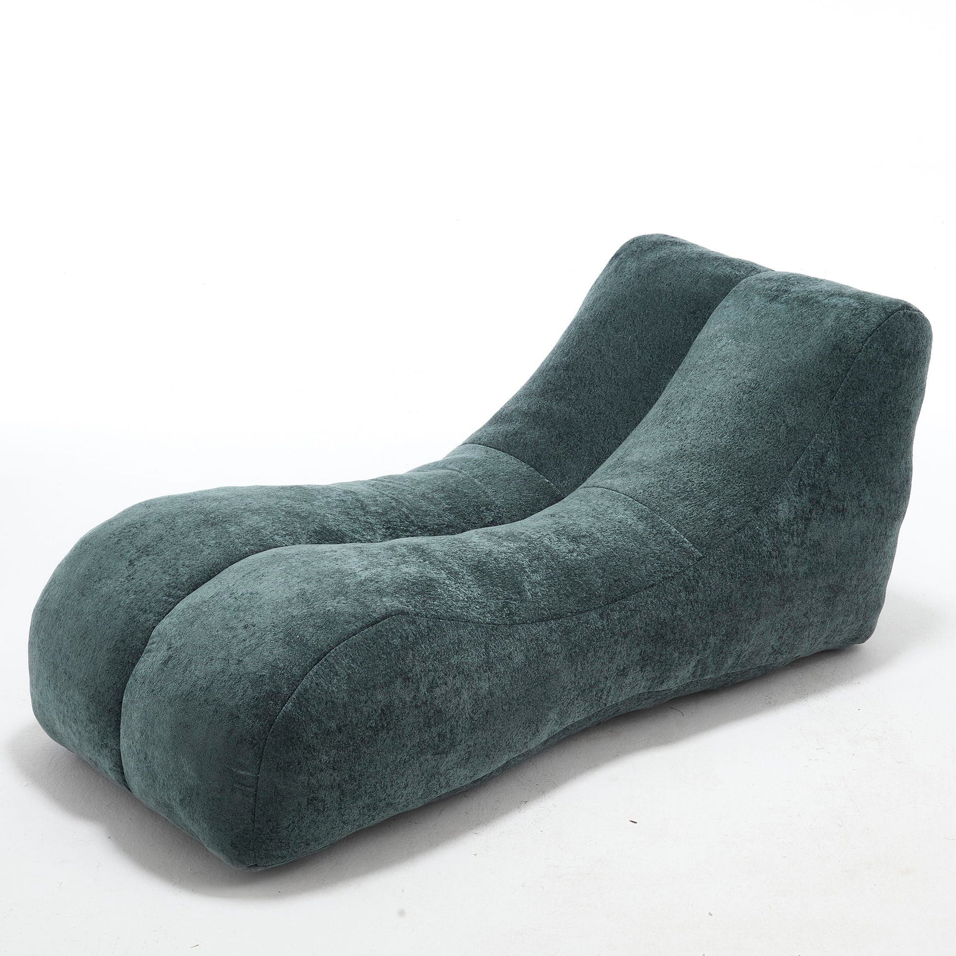 Creative Bean Bag Sofa Chair teal textured fabric with high quality sponge filling HouseOfZazla on Tampa Home & Garden Store