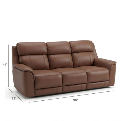 Oslo Dual Power Reclining Sofa with Chargers