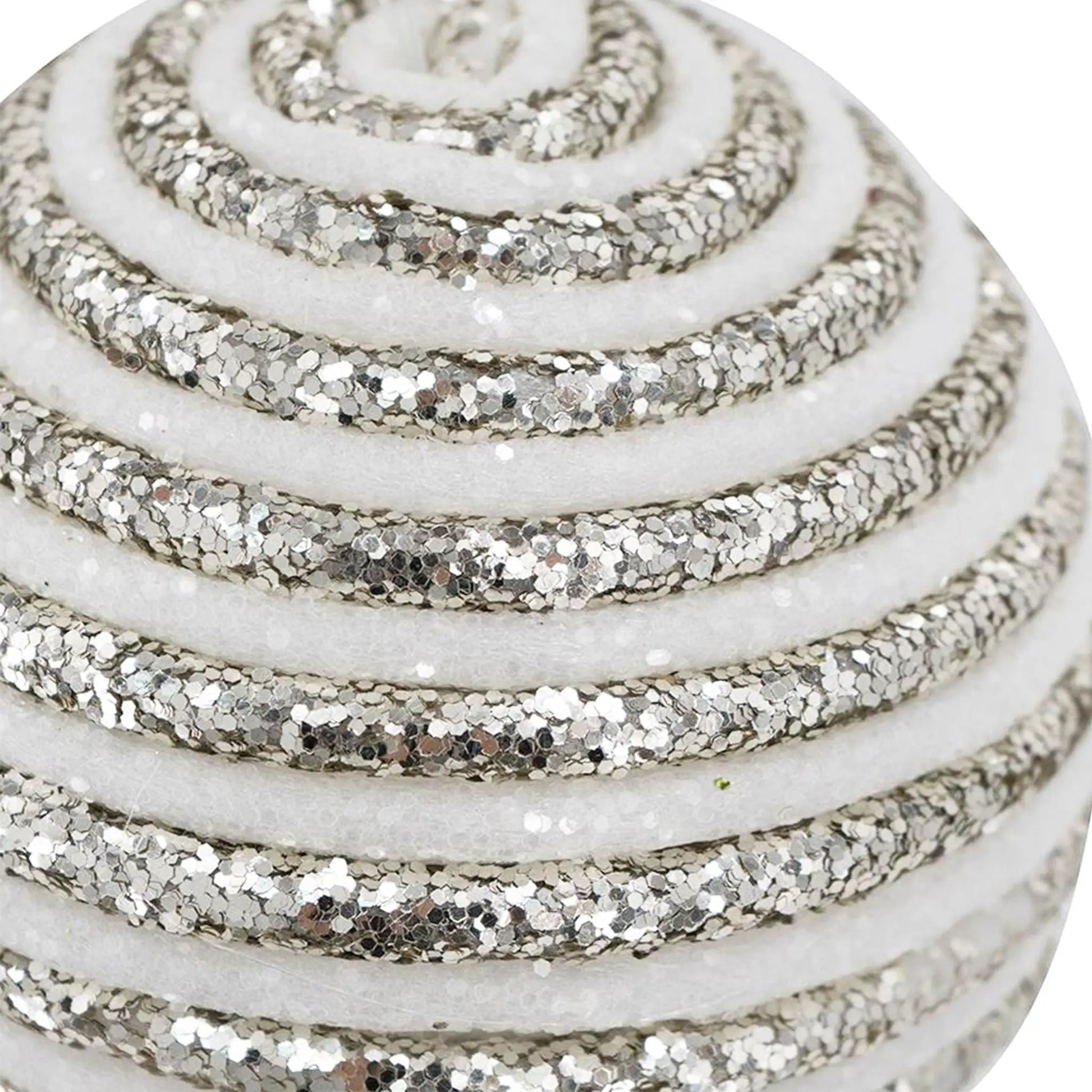 Christmas ball ornaments set of 12, velvet with sequins for hanging decor on Tampa Home & Garden Store