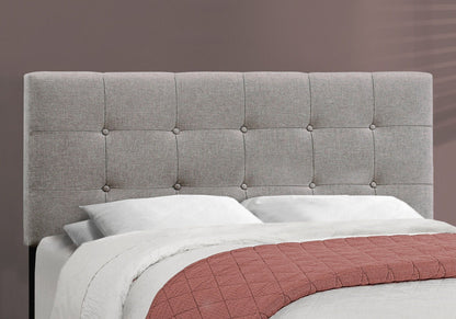 Transitional Upholstered Bed Frame and Headboard