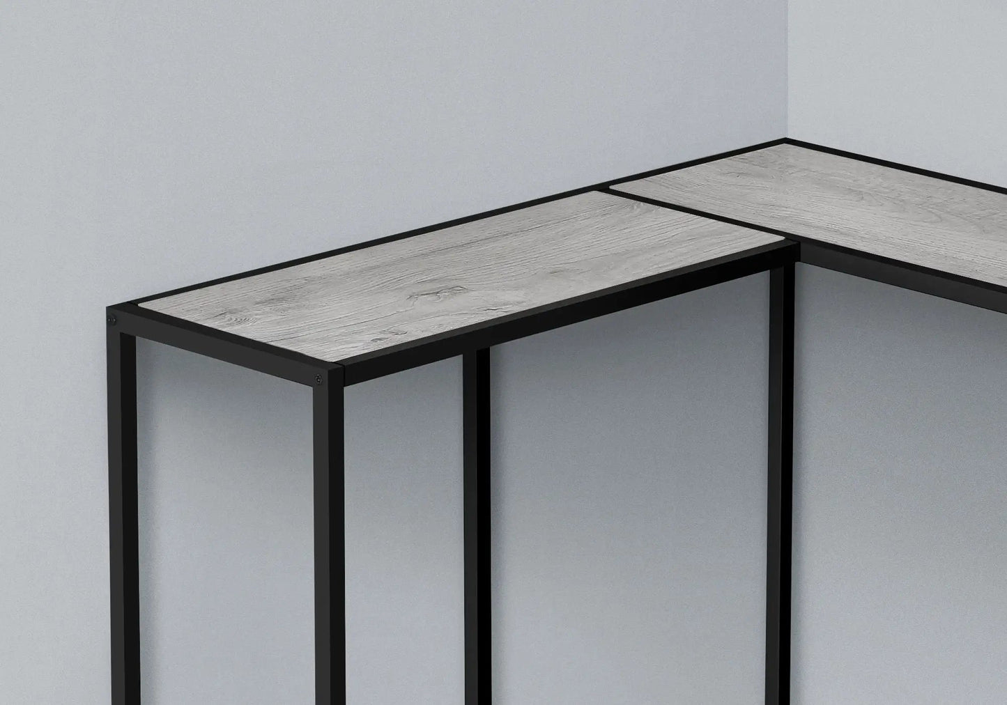 Corner Console Table With L Shaped Design