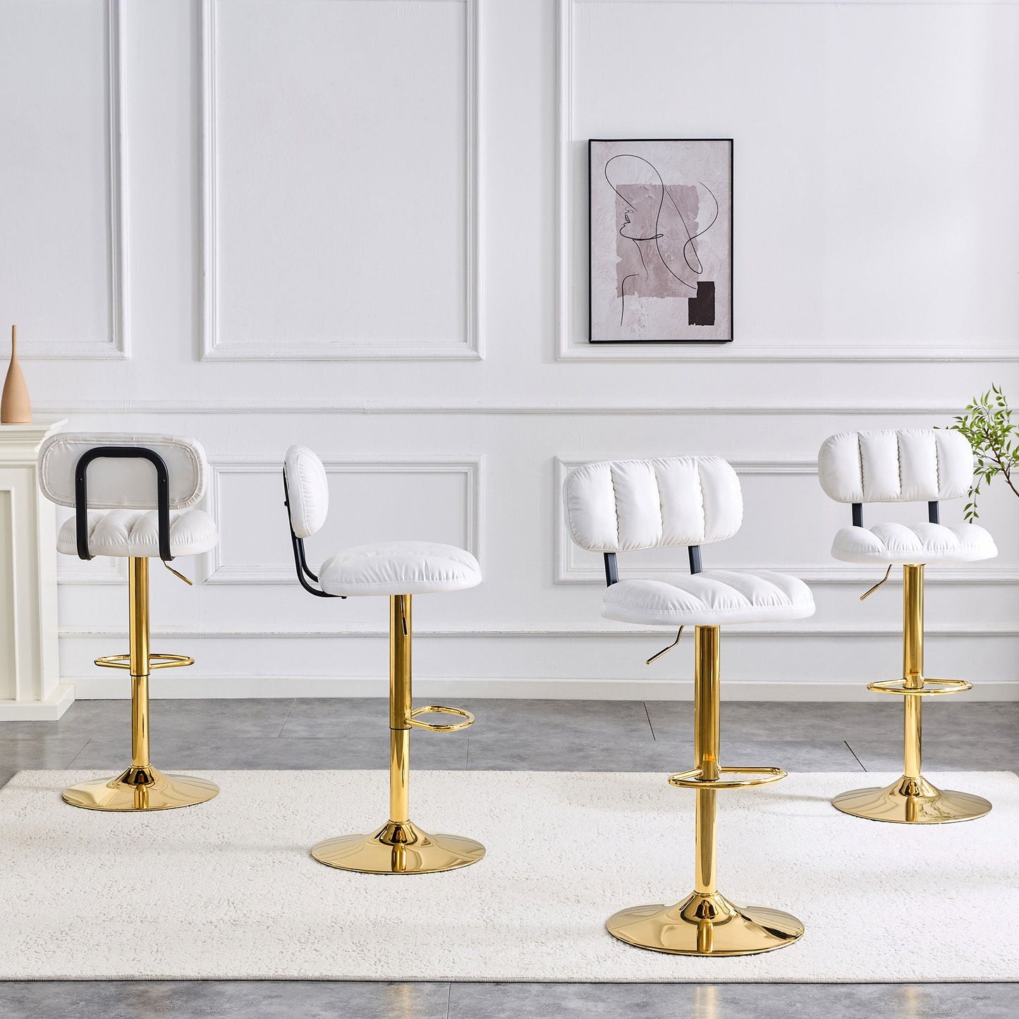 Adjustable Bar Stools For Kitchen Island Set