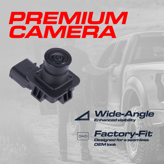 Master Tailgaters Ford Transit OEM backup camera, black housing with lens on Tampa Home & Garden Store