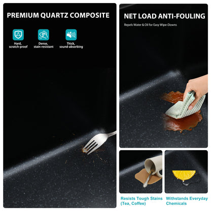 Premium Quartz Sink and Composite Design