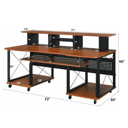 Megara Music Desk With Multiple Storage Solutions