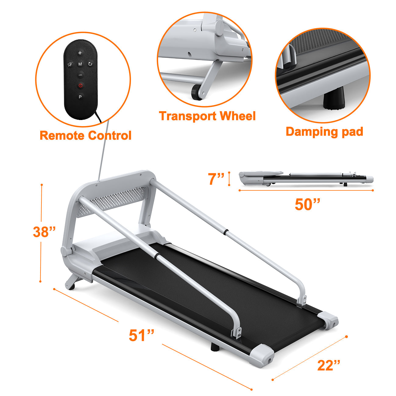 2025 New Quiet Smart Pet Treadmill by HouseOfZazla, foldable treadmill with remote control on Tampa Home & Garden Store