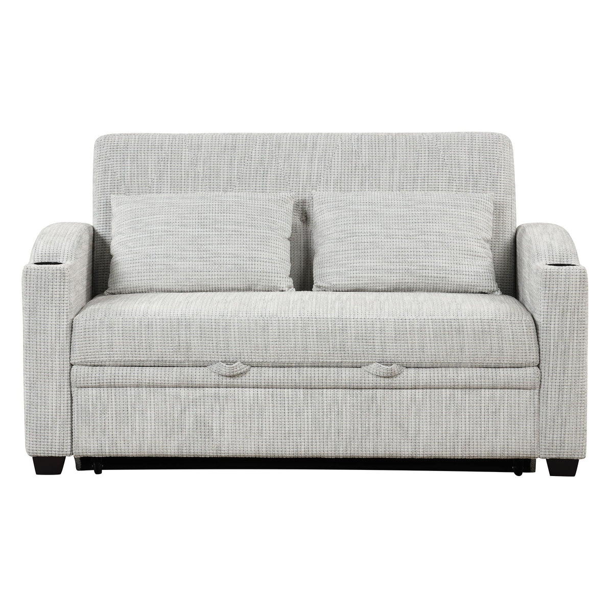 Convertible Sofa With Usb And Adjustable Backrest