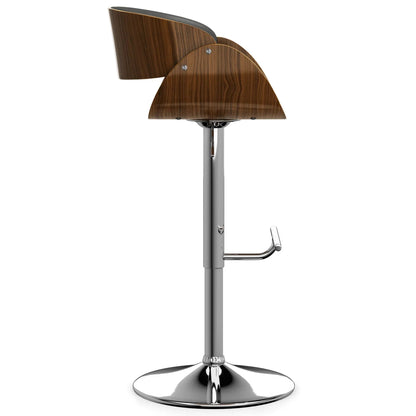 Mid Century Modern Adjustable Swivel Bar Stool