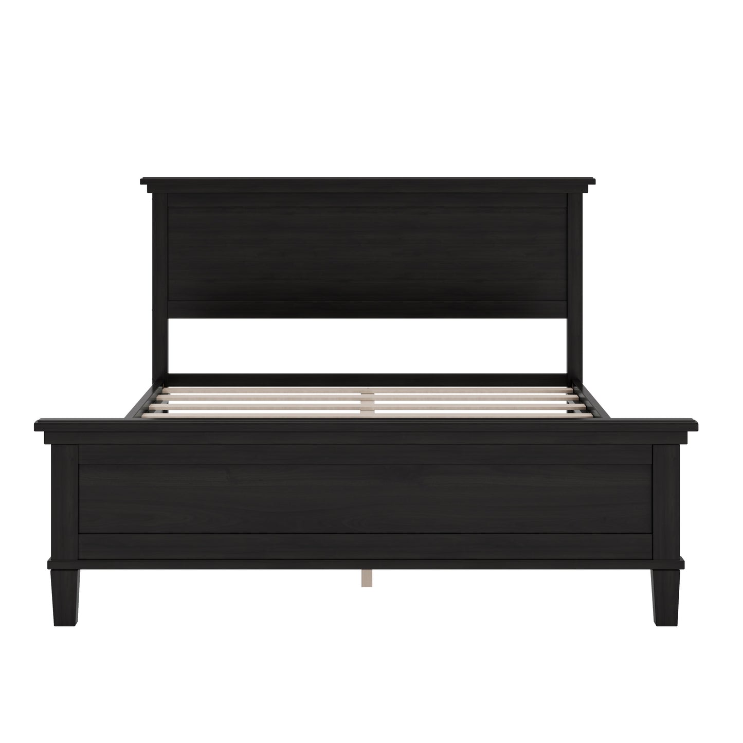 Full Size Modern Wood Bed Frame and Headboard