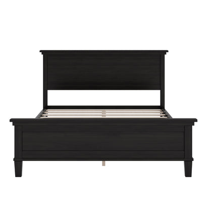 Full Size Modern Wood Bed Frame and Headboard