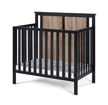 Connelly Mini Crib With Mattress Pad Two Tone