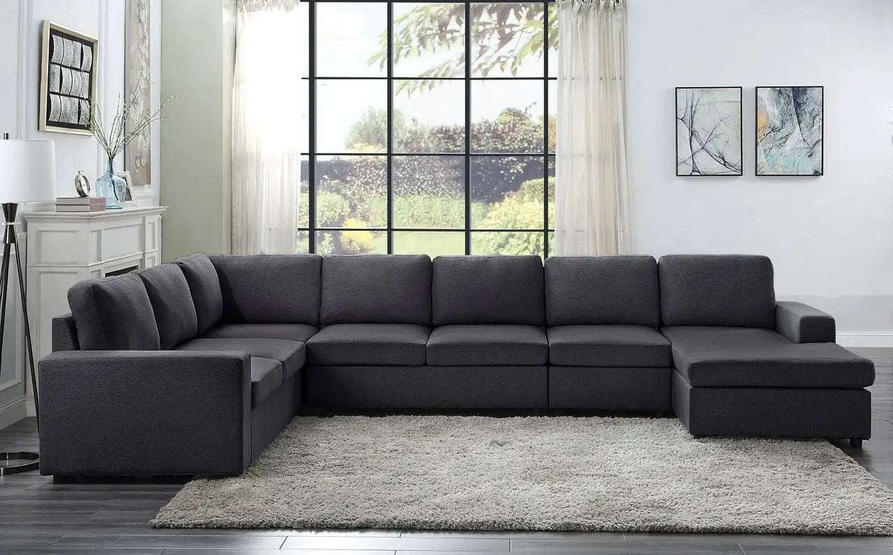 Hayden 7 Seat Reversible Modular Sectional Sofa