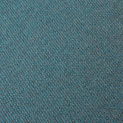 Blue loop-pile carpet close-up with textured fibers on Tampa Home & Garden Store