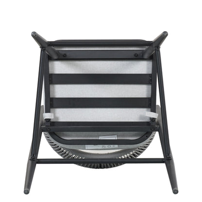 Outdoor Bar Stools With Scallop Cushion And Frame