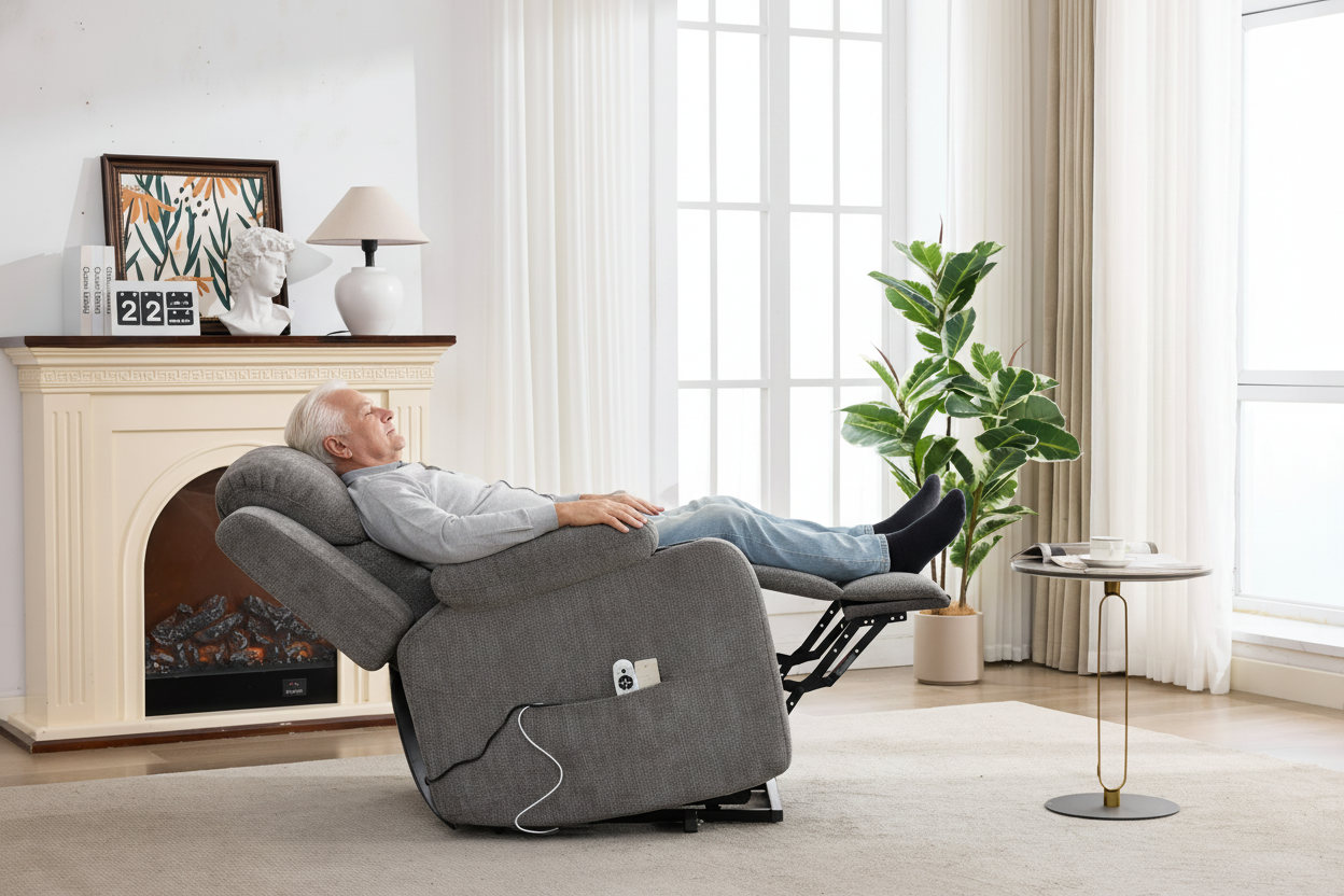 Power Lift Recliner Chair with Massage and Heat