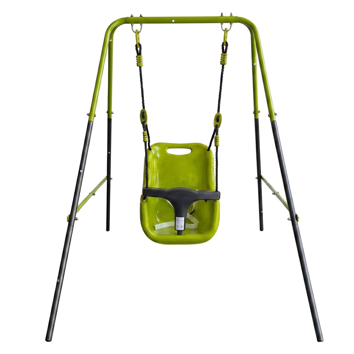Compact Baby Swing With Safety Buckle And A Seat