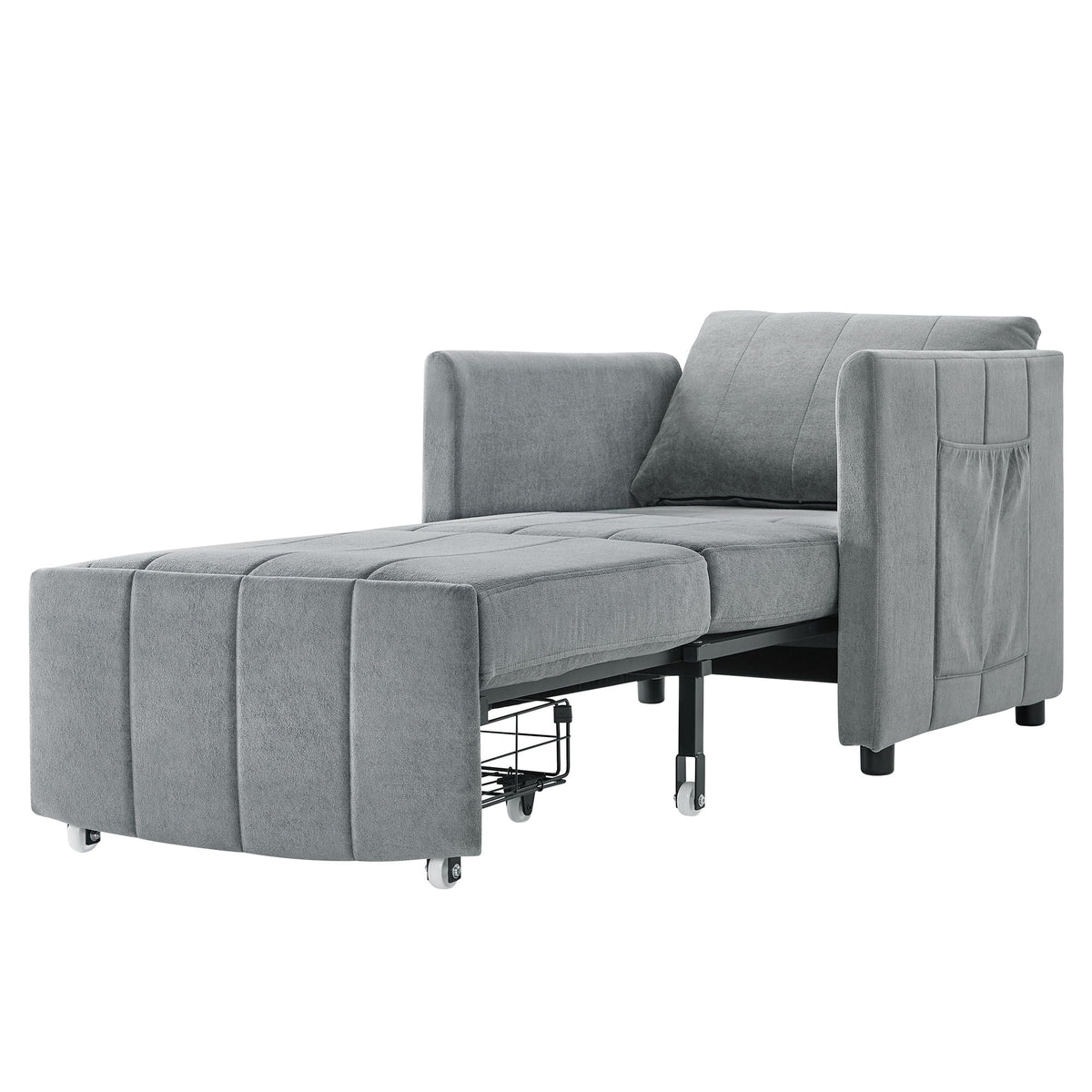 Convertible Sleeper Sofa and Storage Pockets