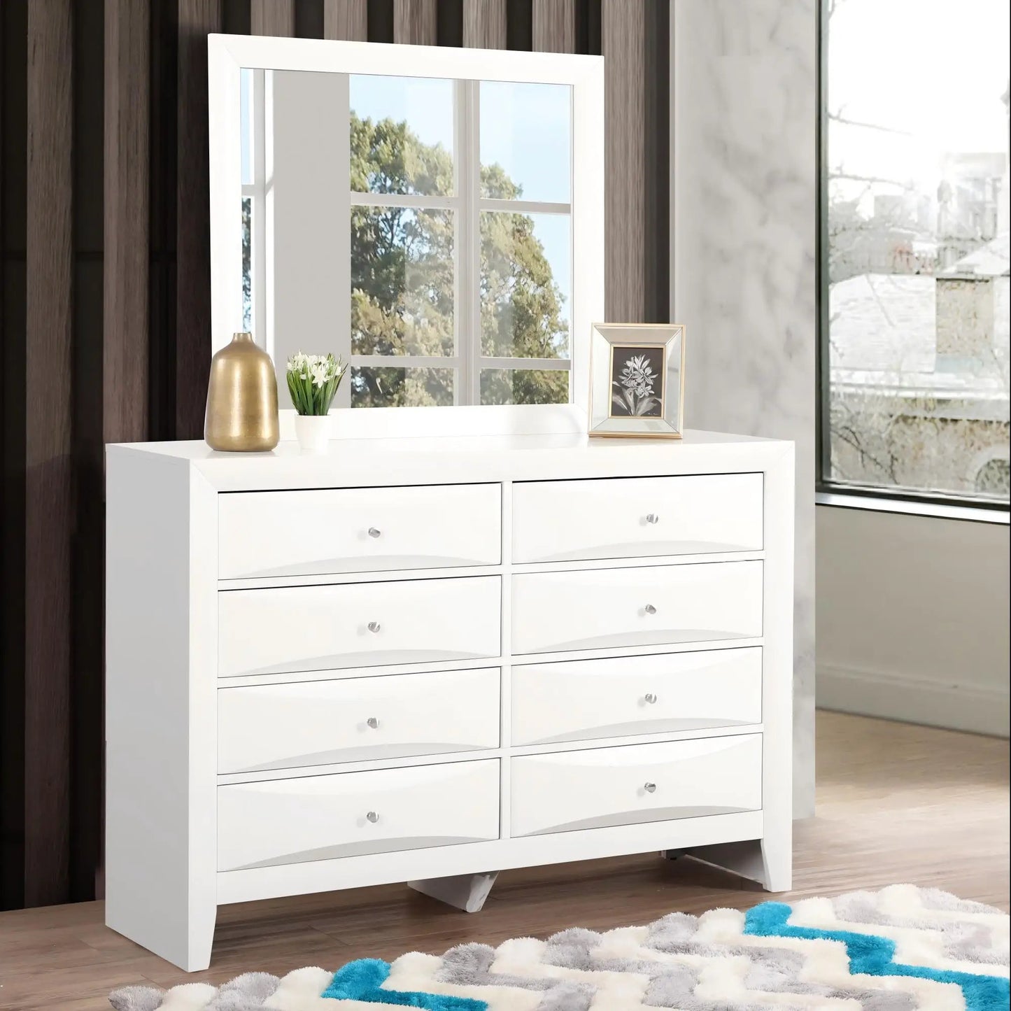 Marilla Mirror with Modern Finishes for Home