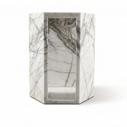 Hexagon Side Table in Modern Minimalist Style