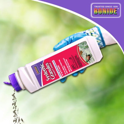 Bonide Systemic Granules gardening chemical bottle with red label purple cap on Tampa Home & Garden Store