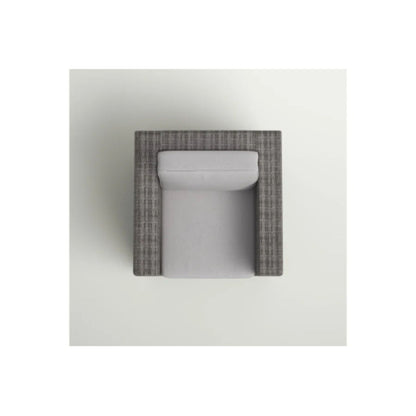 Minnesota Club Chair outdoor chair, gray woven frame with light cushions by HouseOfZazla on Tampa Home & Garden Store