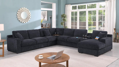 Celine Fabric Corner Sectional Sofa Right Chaise