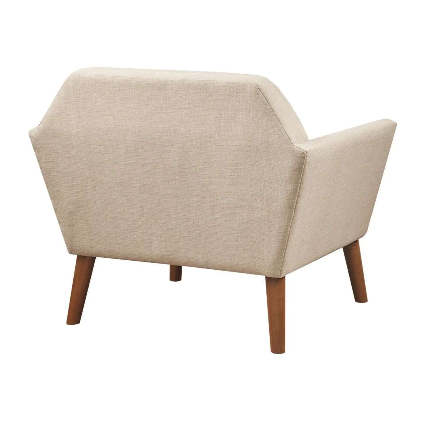 Lounge Chair With Button Tufting Mid Century