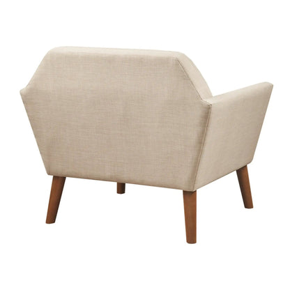 Lounge Chair With Button Tufting Mid Century