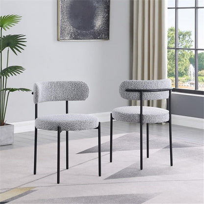 Contemporary Upholstered Kitchen Chairs for Two