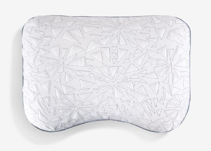 BedGear Storm Cuddle Curve Pillow 1.0 white quilted pillow with stitching by HouseOfZazla on Tampa Home & Garden Store