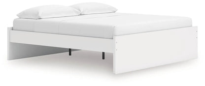 Onita platform bed white storage frame by Unique Piece Furniture with under-bed storage on Tampa Home & Garden Store