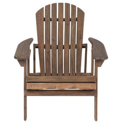 Malibu Adirondack Chair, brown wood outdoor furniture by HouseOfZazla on Tampa Home & Garden Store