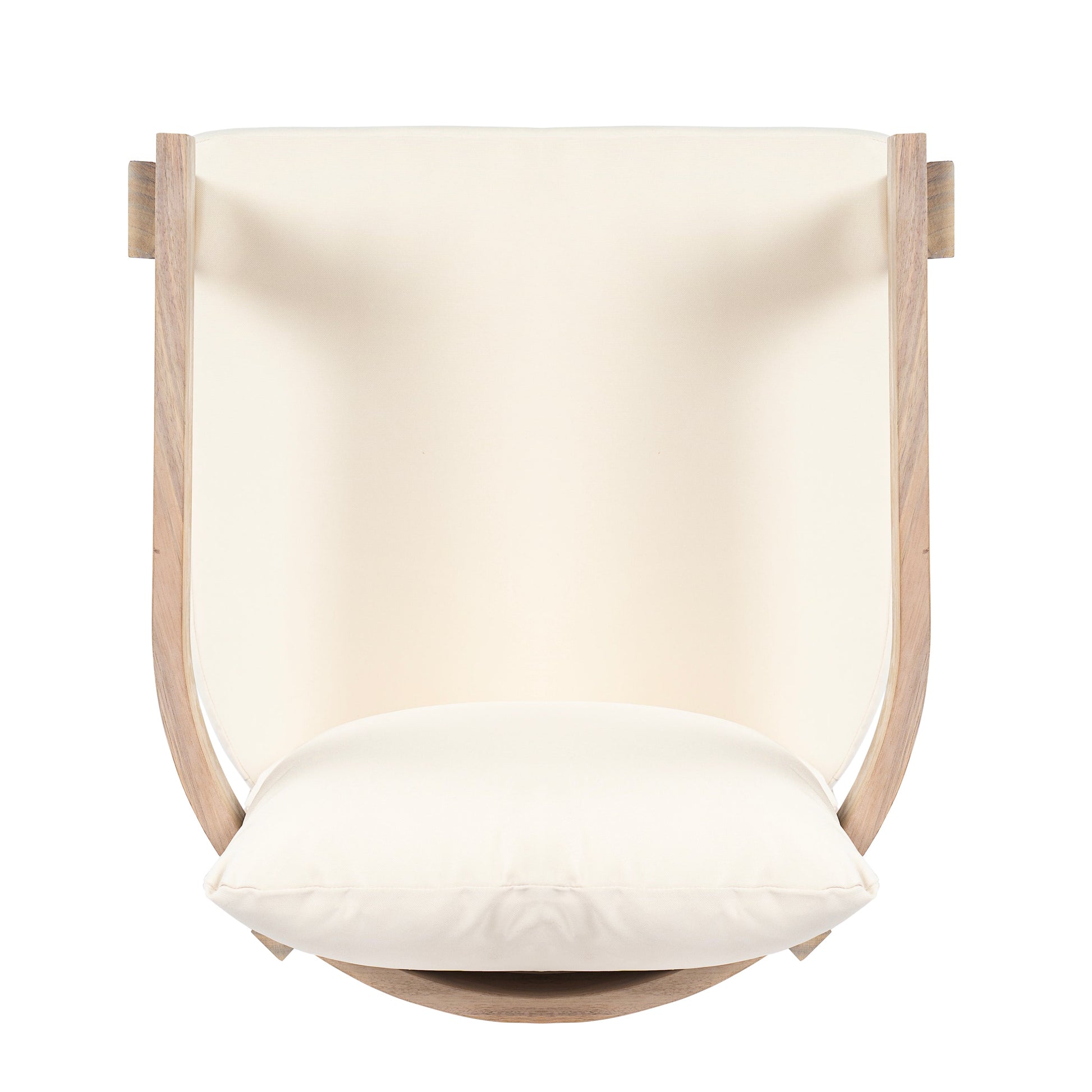 Acacia wood dining chairs set of 2 with beige cushions, armchairs by HouseOfZazla on Tampa Home & Garden Store