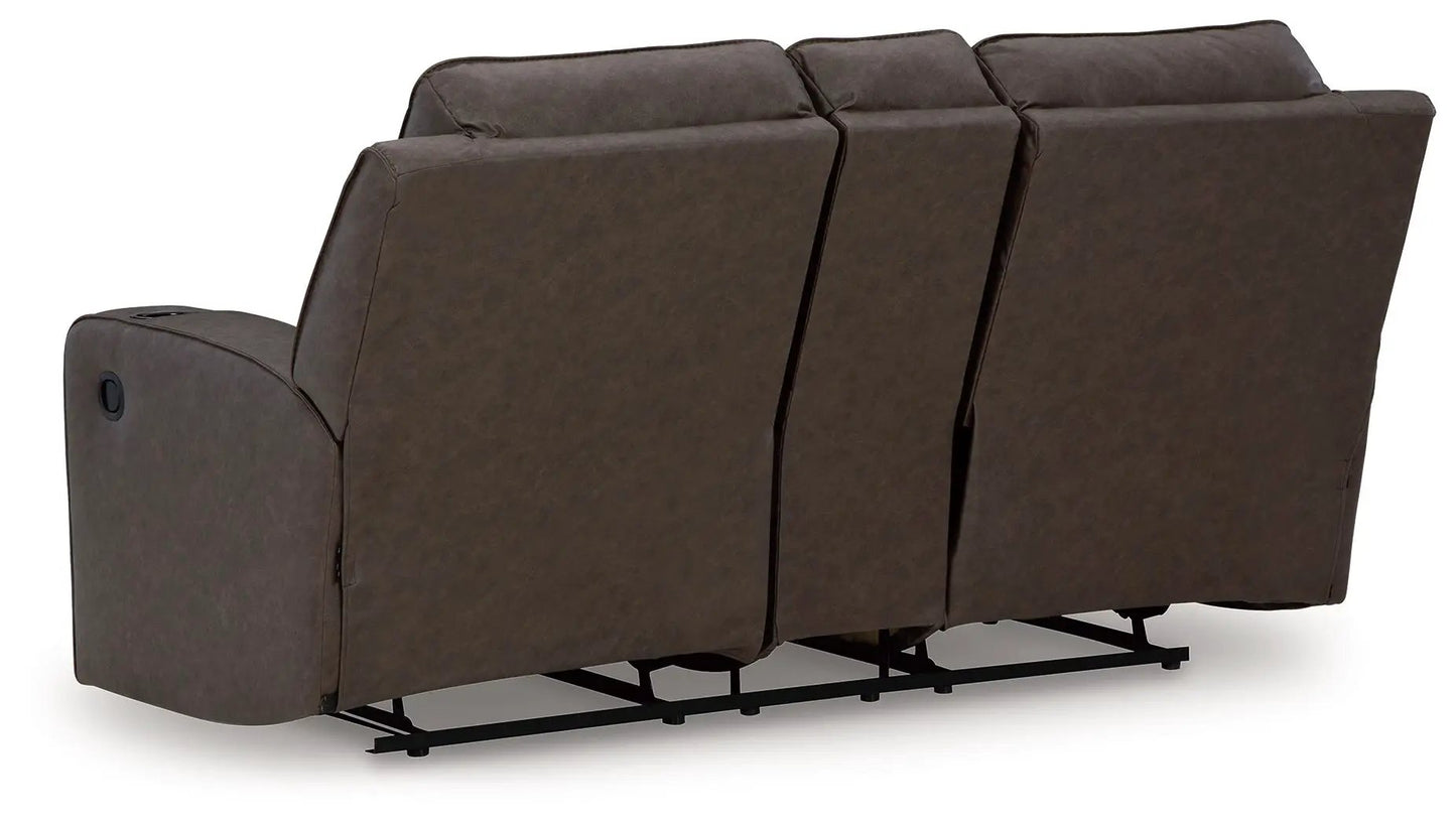 Lavenhorne Double Reclining Loveseat Granite