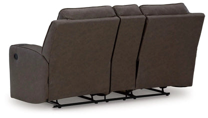 Lavenhorne Double Reclining Loveseat Granite