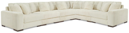 Lindyn Sectional Sofa with Cord Upholstery