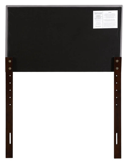 Panel Headboard with Faux Jewel Button Tufting