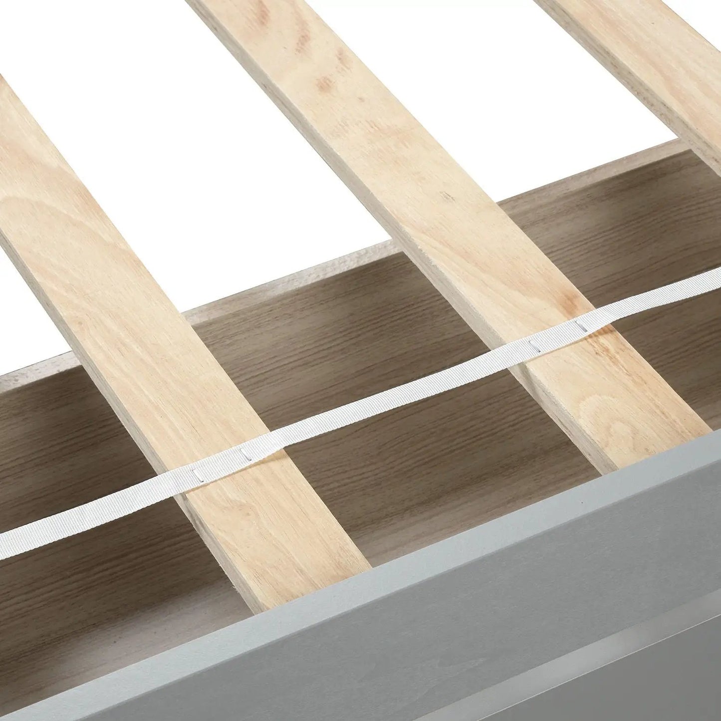 Wood Platform Storage Bed With Two Drawers