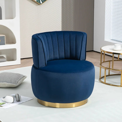 360 Degree Swivel Cuddle Barrel Accent Sofa Chair