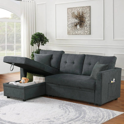Sectional Sofa Bed L Shaped Sofa with USB Port