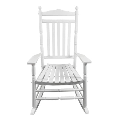 Balcony Porch Rocking Wood Chair for Adults