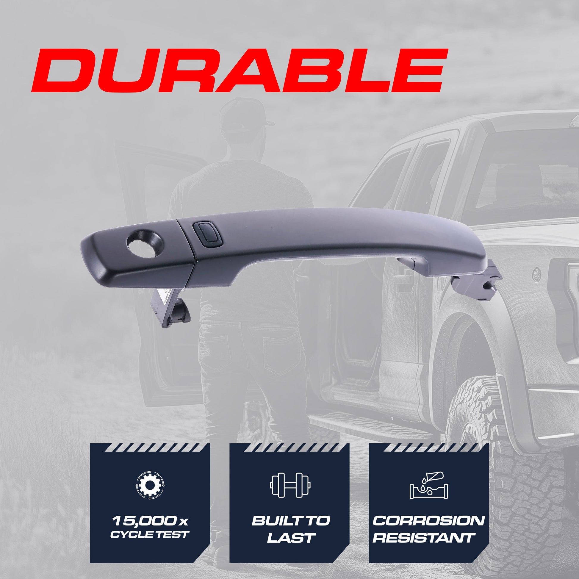 Exterior door handle black primed replacement for Nissan Altima/Sentra by Master Tailgaters on Tampa Home & Garden Store