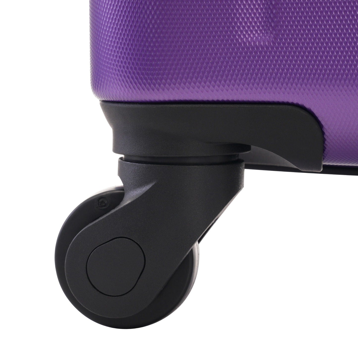 2-Piece Luggage Set purple ABS suitcase with spinner wheels on Tampa Home & Garden Store