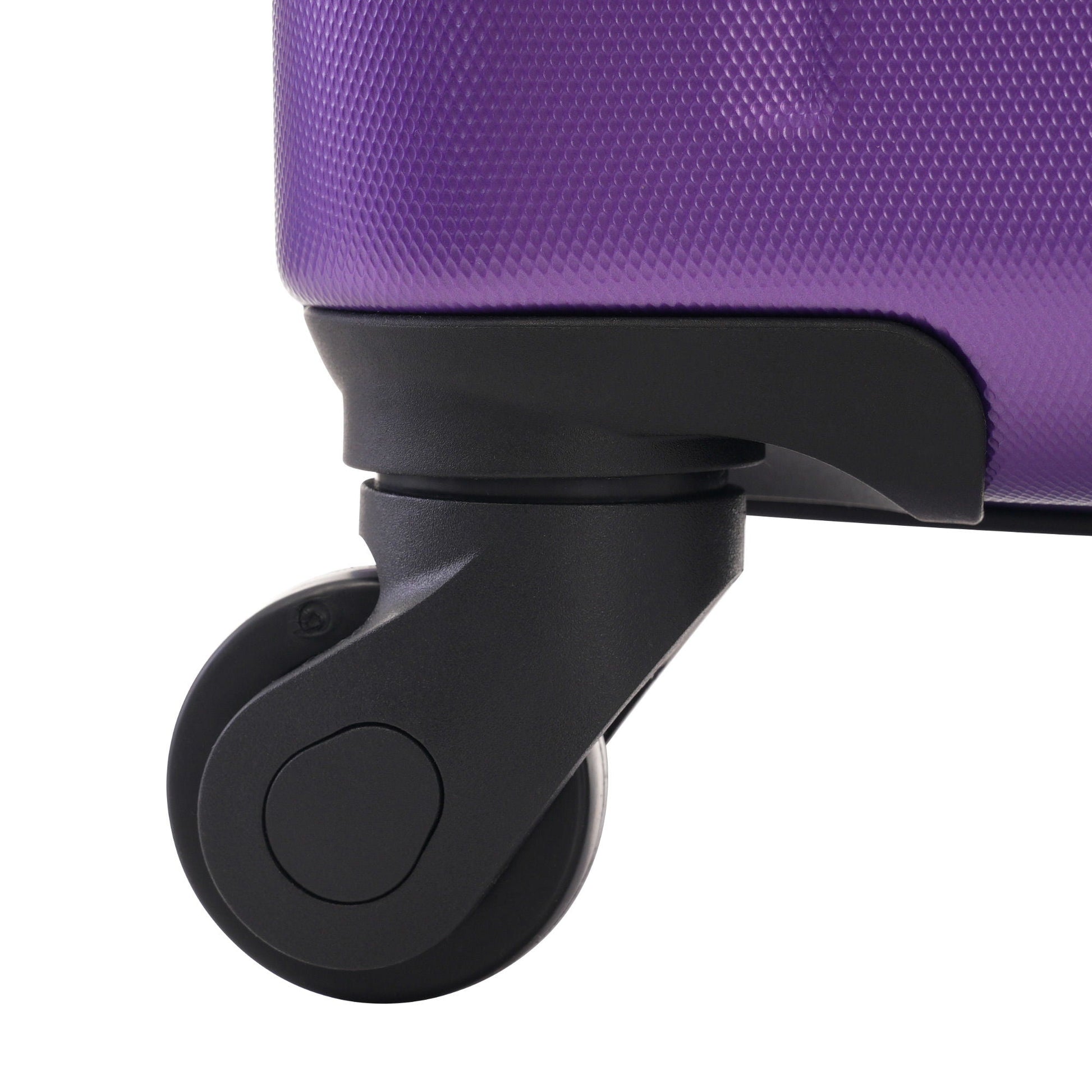 2-Piece Luggage Set purple ABS suitcase with spinner wheels on Tampa Home & Garden Store