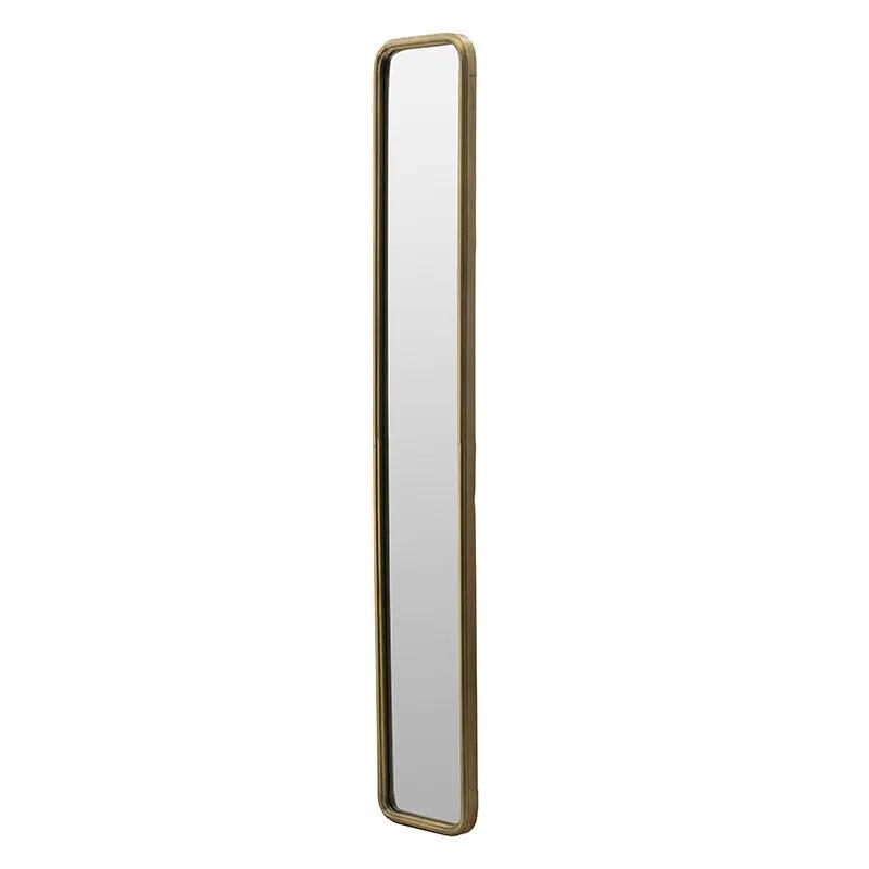 Antique Gold Full Length Mirror With Slim Frame