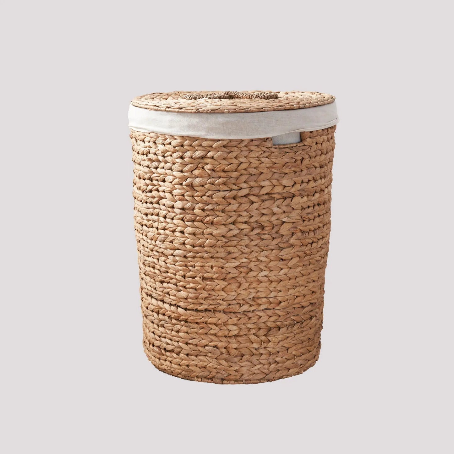 Ludmilla Round Tall Laundry Hamper with Lid